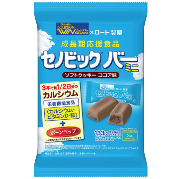 12袋 セノビックバーミニソフトクッキーココア味（WG） 12袋